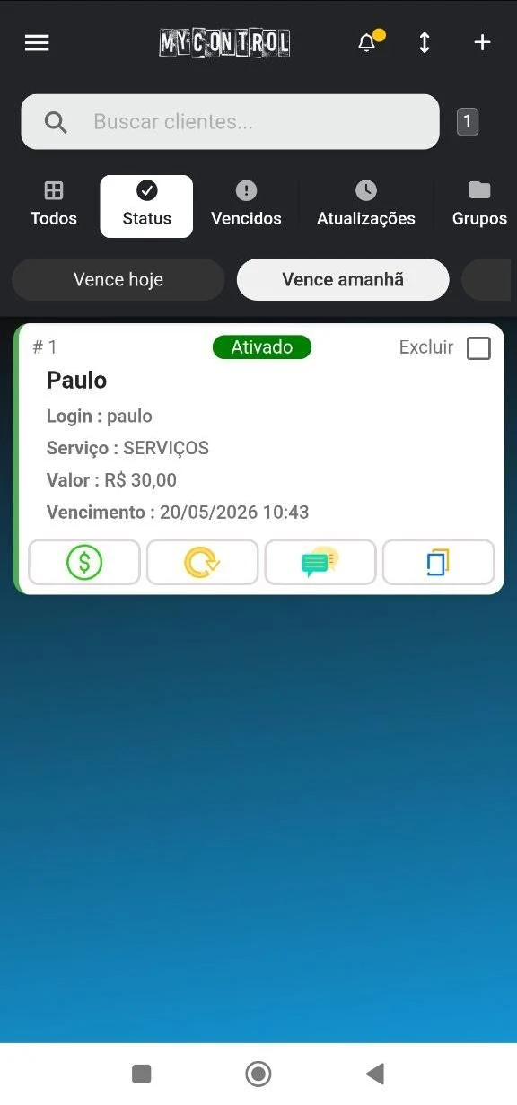 Nuax CRM – Gestão de Clientes screenshot