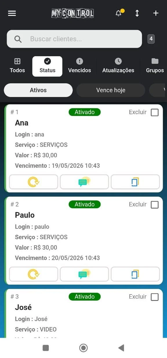 Nuax CRM – Gestão de Clientes screenshot